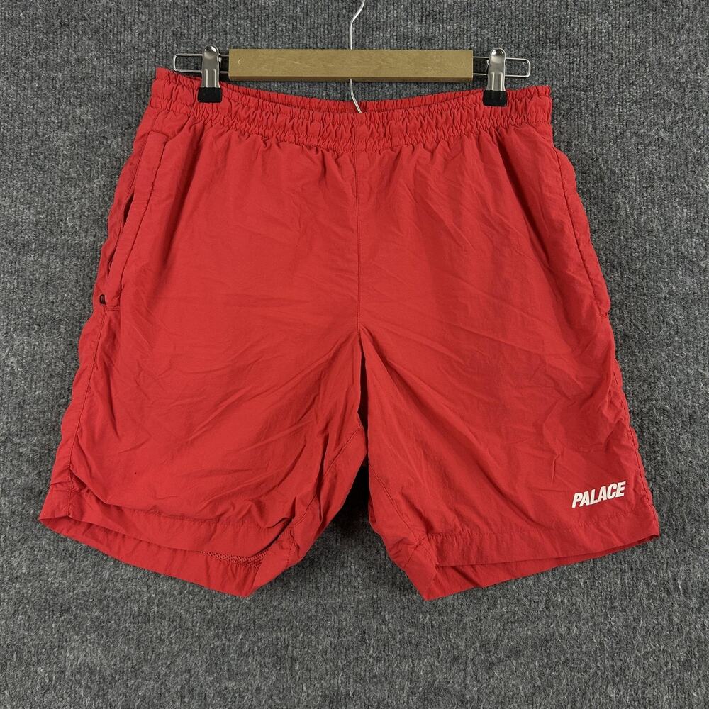 Palace Swim Trunks Men Small Shorts Shell Mesh Red Lined Skateboard Beach Pool